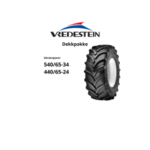 Vredestein dekkpakke 540/65R34 og 440/65R24